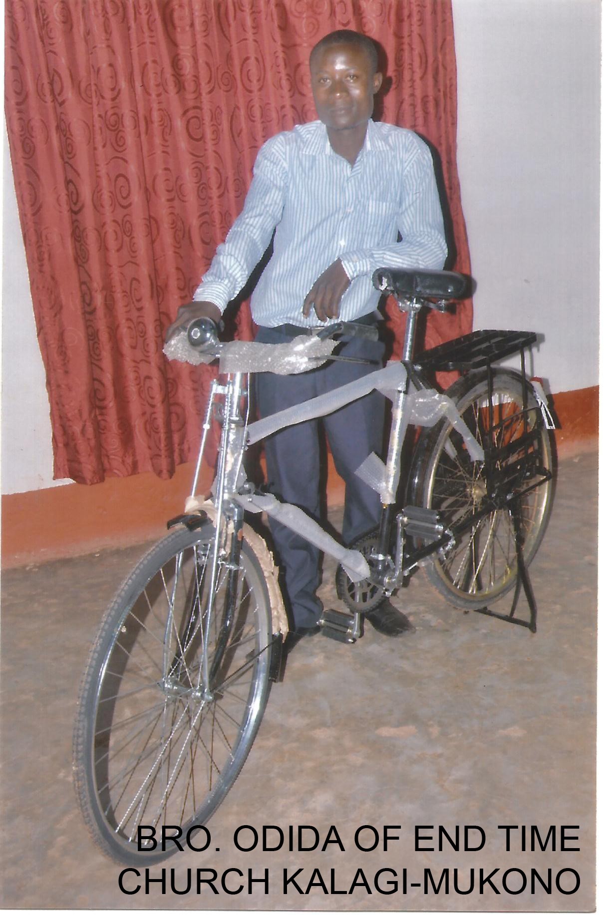 Bro. Adida Charles' bicycle
